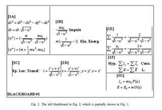 Illustration for article titled The only known photo of Einstein's Mass-Energy Equivalence formula